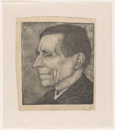 Portret van Beint Mankes I av Jan Mankes