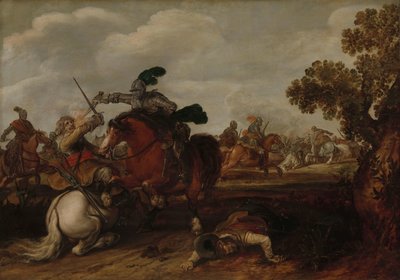 Et kavaleriangrep av Jan Martszen de Jonge