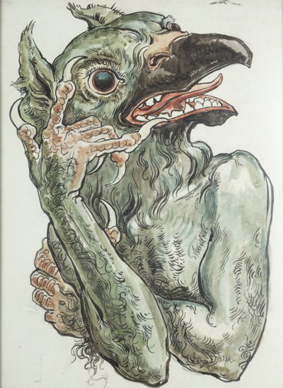 Djevelen med hodet til en fugl av Jan Matejko