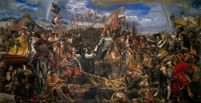 Jean III Sobieski (1629-1696) sendte et budskap om seier til paven Innocent XI etter slaget i Wien av Jan Matejko