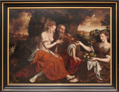 Lot og døtrene hans av Jan Matsys