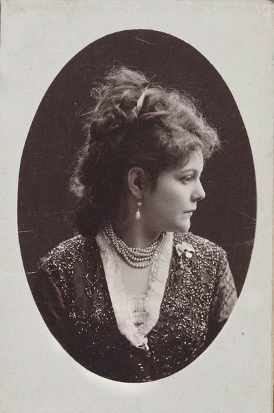 Portrett av pianist og komponist Sophie Menter 1846-1918, 1893. av Jan Mieczkowski