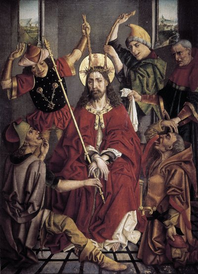 Ecce Homo. 1. halvdel av 1500-tallet (olje på tre) av Jan Mostaert