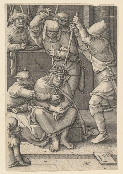 Kristus kronet med torner copy.n.d. av Jan Muller