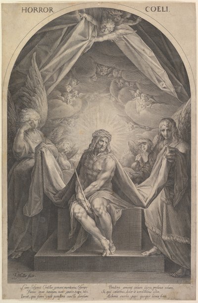 Kristus som en sorgens mann, ca. 1610. av Jan Muller