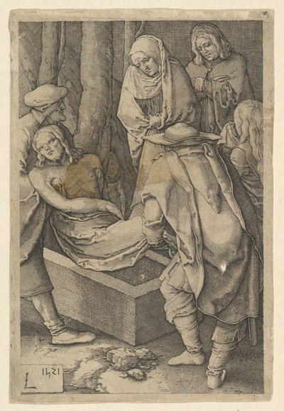 Entombment kopien, 1521. av Jan Muller