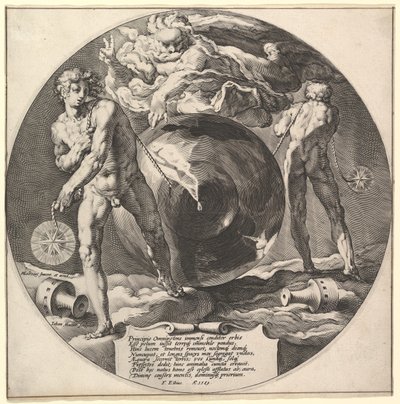 Tittel: Creation of the World, ca. 1592. av Jan Muller