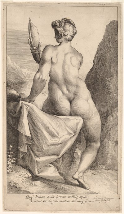 Forsiktighet av Jan Muller, after Adriaen de Vries