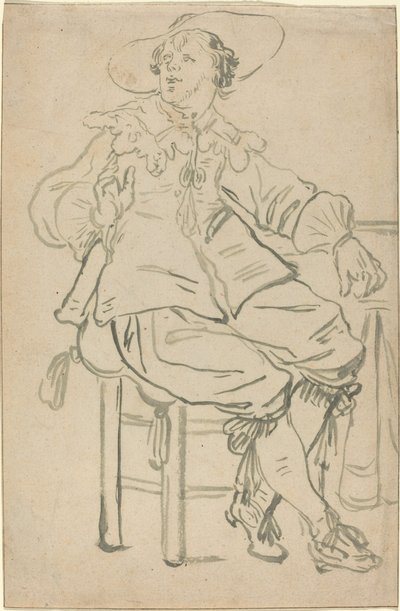 Sittende kavaler av Jan Philipz van Bouckhorst