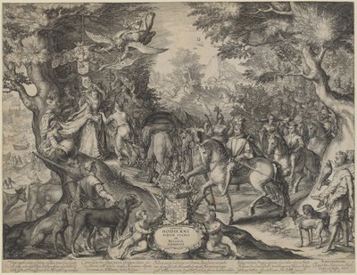 Allegori om blomstrende stat i De forente provinser av Jan Pietersz Saenredam