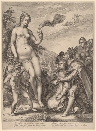 Venuskulten av Jan Pietersz Saenredam, after Hendrik Goltzius