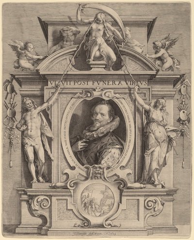 Hans van Aachen av Jan Pietersz Saenredam after Pieter Isaacz
