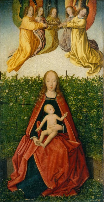 Jomfru og barn, ca. 1495-1500. av Jan Provoost