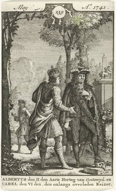 Samtale mellom Albert av Østerrike og Charles VI av Jan Ruyter