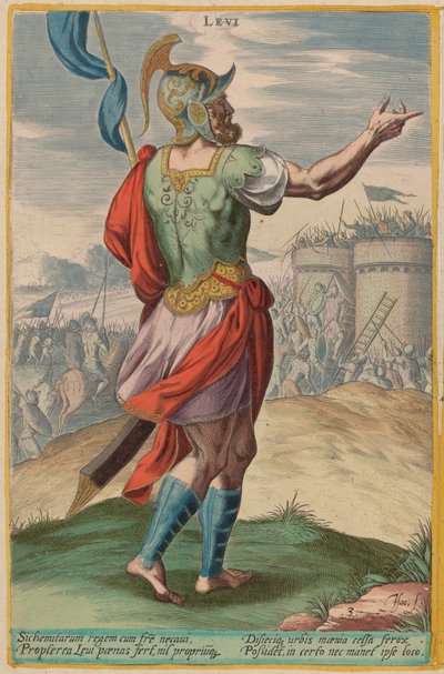 Levi av Jan Sadeler I after Crispen van den Broecke