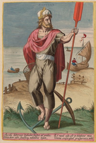 Zebulon av Jan Sadeler I after Crispen van den Broecke