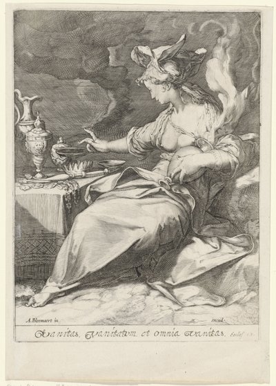 Allegorie op de vergankelijkheid (Vanity) Forfengelighet, forfengelighet og all forfengelighet (tittel på objekt) av Jan Saenredam