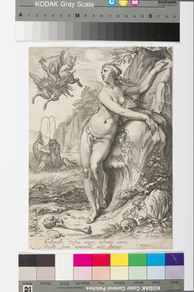 Andromeda, ca. 1609 (gravering) av Jan Saenredam