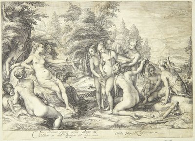 Diana og Callisto av Jan Saenredam