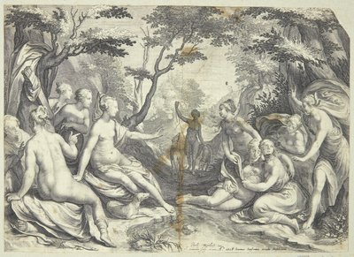 Diana og Callisto av Jan Saenredam