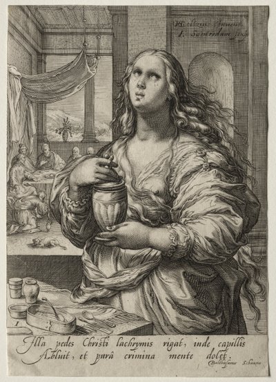 Heltinner fra Det nye testamente: Maria Magdalena av Jan Saenredam