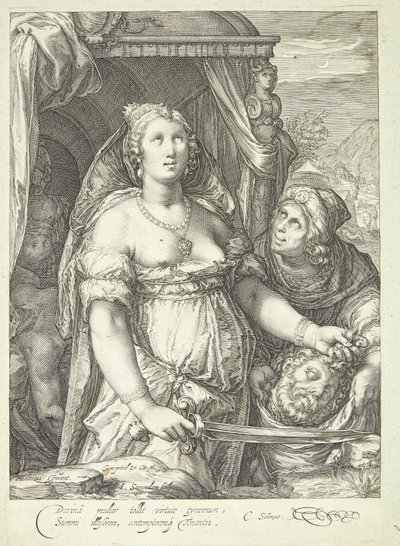 Judith med hodet til Holofernes av Jan Saenredam