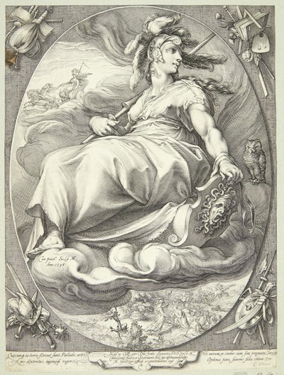 Minerva av Jan Saenredam