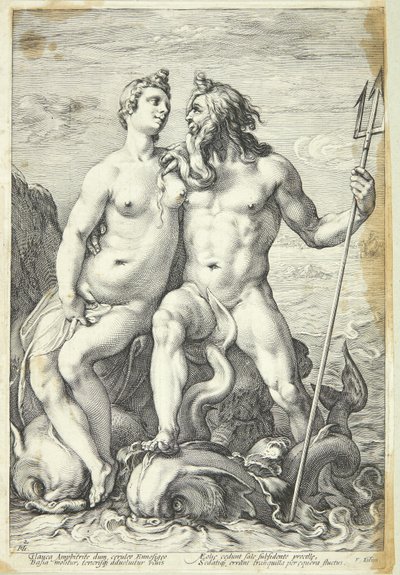 Neptun og amfitritt av Jan Saenredam