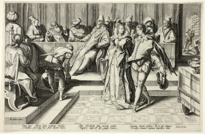 Salome danser foran Herodes av Jan Saenredam