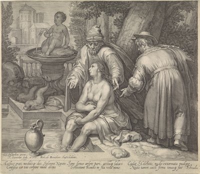 Susanna og de eldste av Jan Saenredam