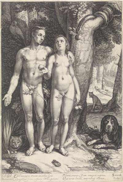 Fall of Man av Jan Saenredam
