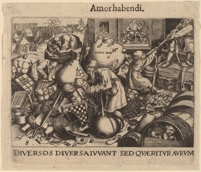 Hver mann av Jan Theodor de Bry after Pieter Bruegel the Elder