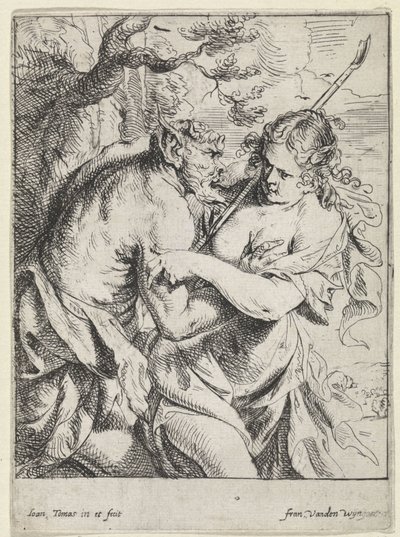 Satyr og gjeterinne av Jan Thomas