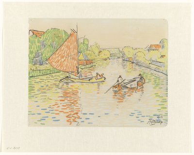 Kanal ved Veere av Jan Toorop
