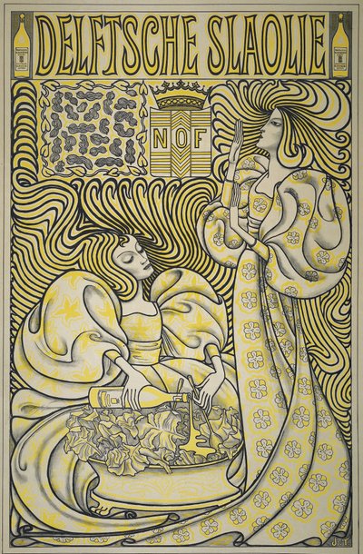 Plakat for Delft Salat Oil av Jan Toorop
