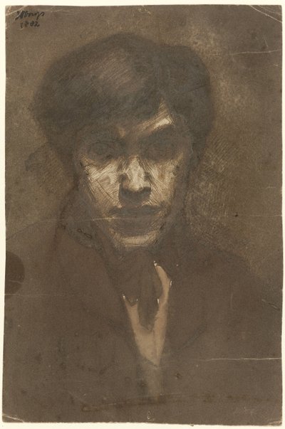 Selvportrett av maleren Jan Toorop av Jan Toorop