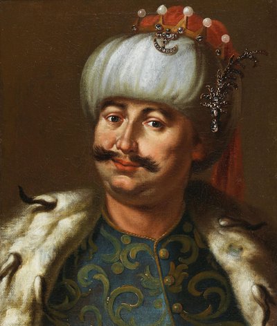 John III Sobieski, konge av Polen, kledd som en osmansk sultan. av Jan Tricius