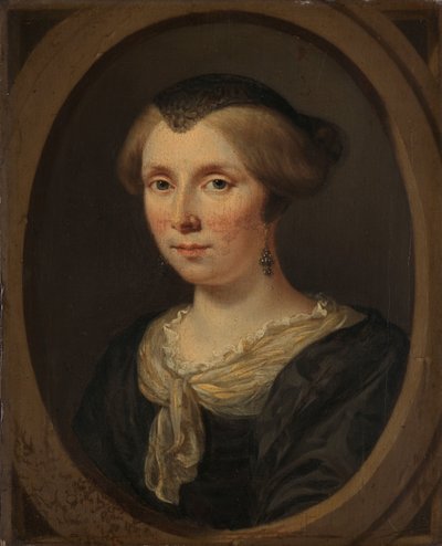 Portrett av Margaretha Verkolje, kone til Reinier Couturier av Jan Verkolje (I)