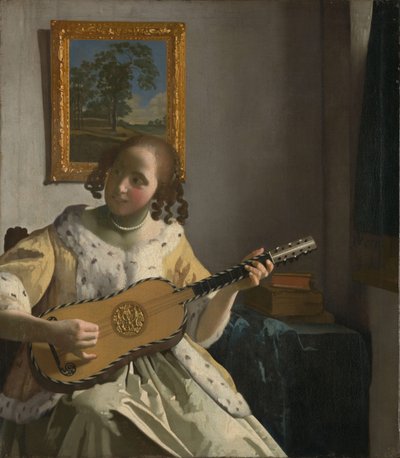 Gitarspilleren av Jan Vermeer van Delft