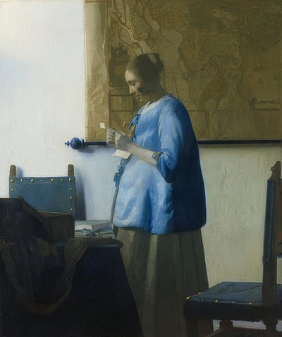 Brevleseren. Rundt 1663 av Jan Vermeer van Delft