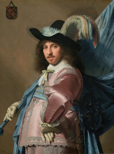 Andries Stilte som fanebærer, 1640. av Jan Verspronck
