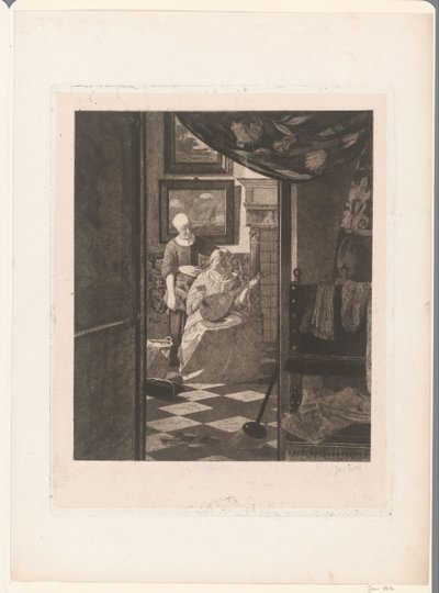 The Love Letter (original tittel) av Jan Veth (signed by artist)