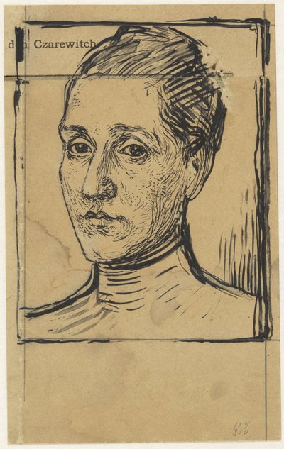 Portrett av Anna Dorothea Veth-Dirks av Jan Veth