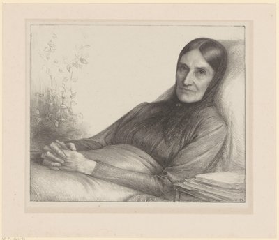 Portrett av Elisabeth Ragazzi van den Wall Bake av Jan Veth
