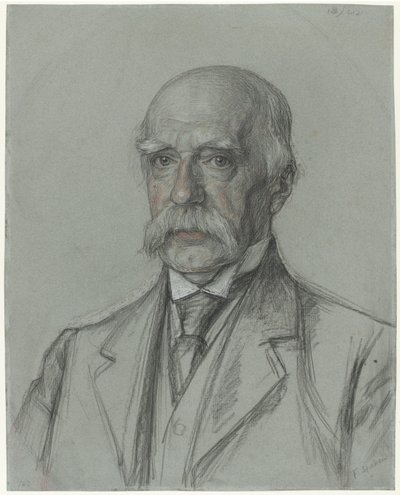 Portrett av F.J. Kitt av Jan Veth