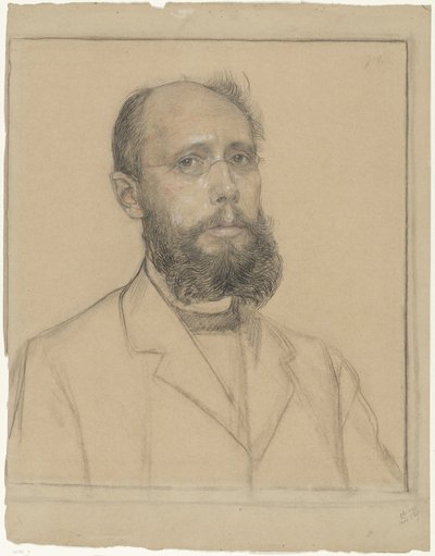 Portrett av Samuel Muller av Jan Veth