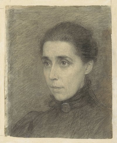Portrett av fru M. Bruyel-De Favauge av Jan Veth
