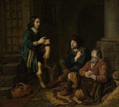 Joseph tolker drømmene til bakeren og butleren av Jan Victors