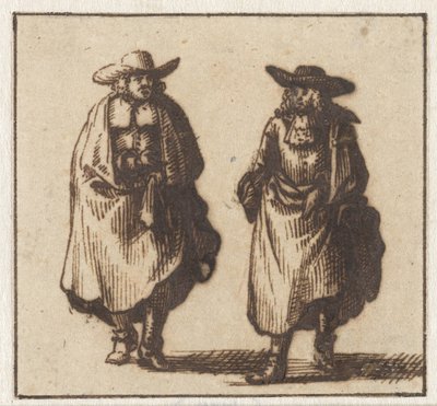 To stående herrer i tunge kapper av Jan Vincentsz. van der Vinne (possibly)