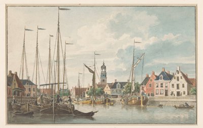 Ansikt på De Lemmer av Jan Weissenbruch